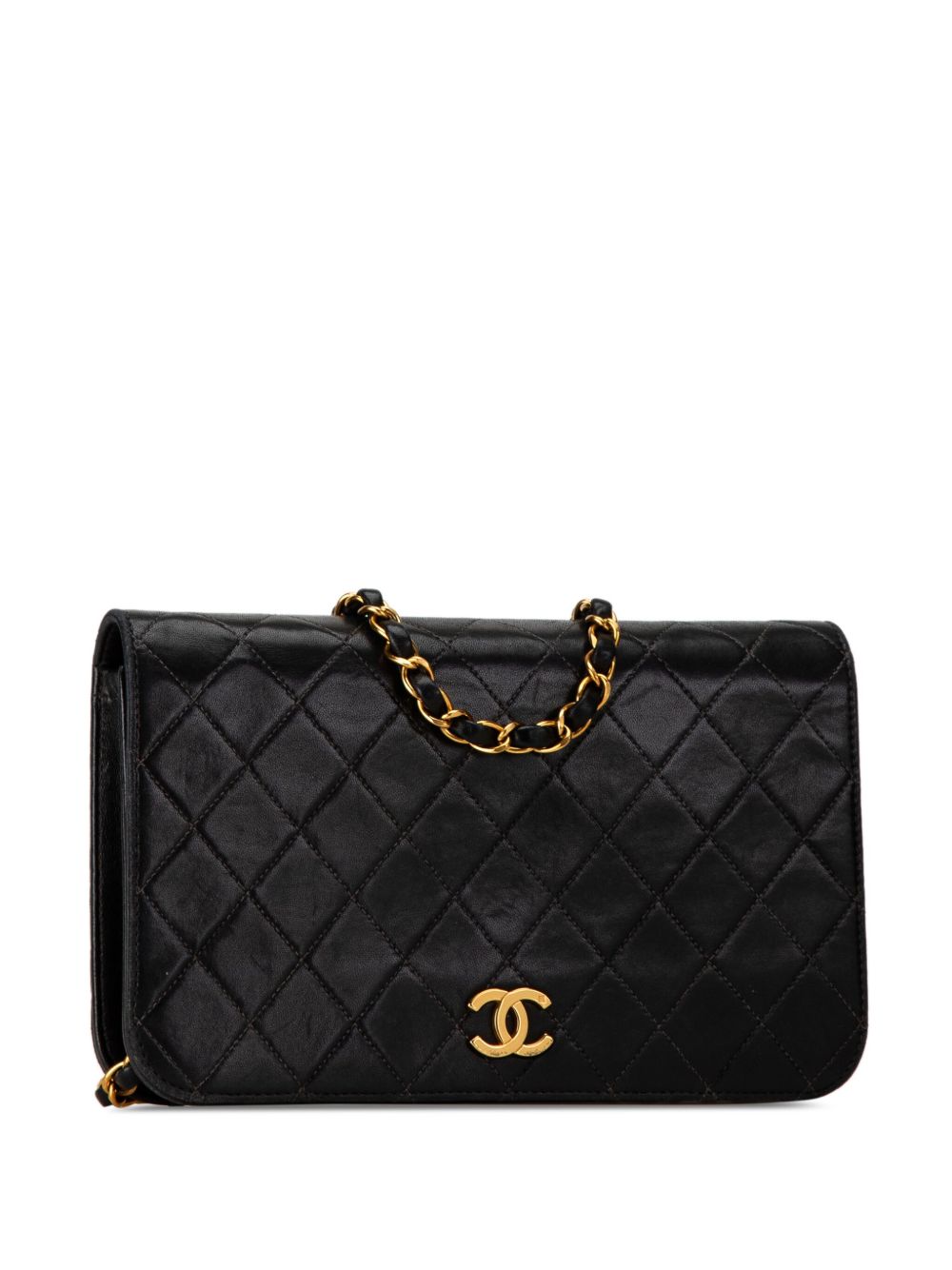 CHANEL Pre-Owned 1996-1997 CC Quilted Lambskin Full Flap crossbody bag WOMEN