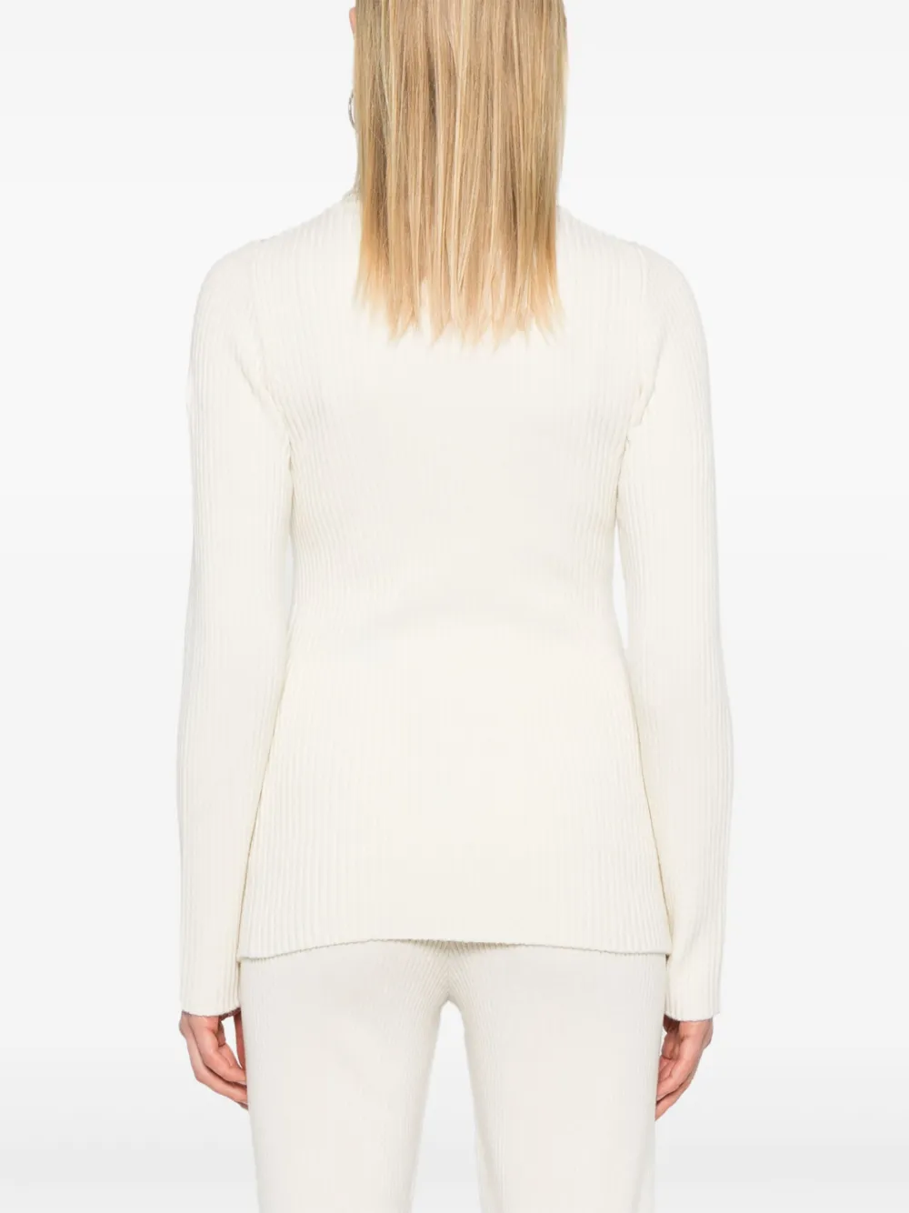 Yves Salomon Turtleneck Sweater In Neutrals