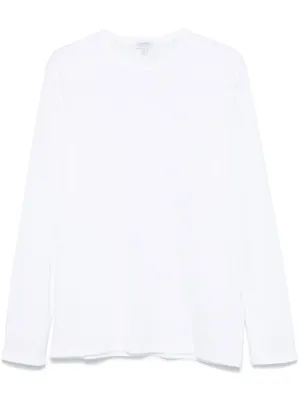 WACKO MARIA crew-neck Guadalupe long-sleeve t-shirt | White