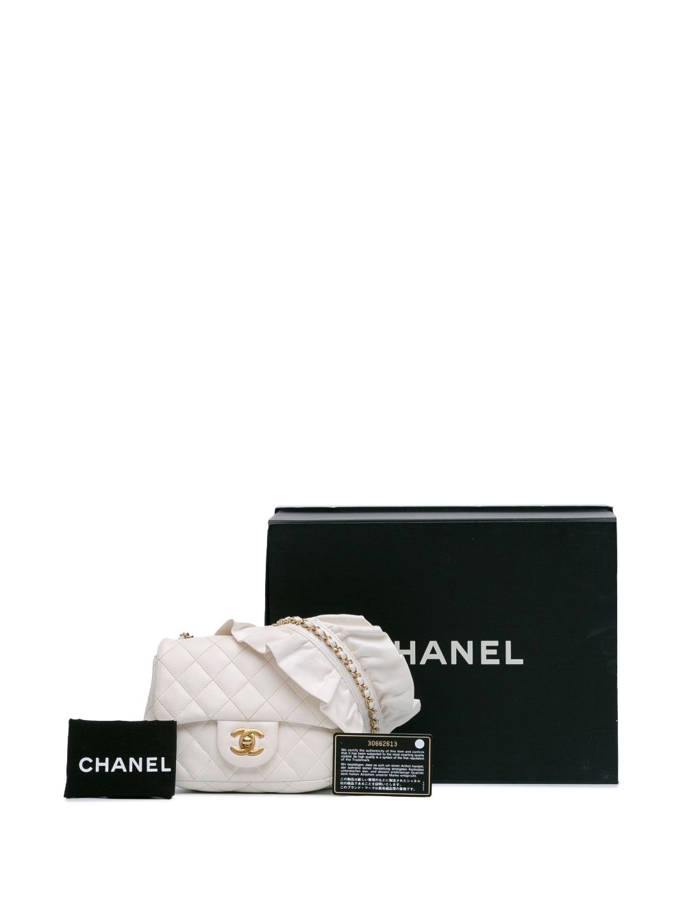 Cheap HOT SALE CHANEL 2020 Mini Square Lambskin Romance Single Flap crossbody bag Women