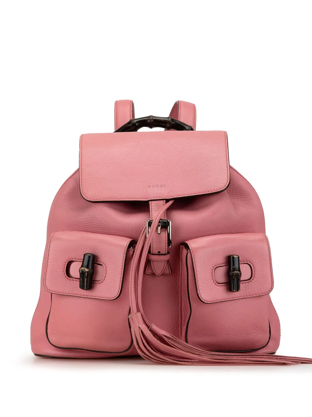 Gucci Pre Owned 2000 2015 Bamboo Rucksack Mit Quaste Rosa FARFETCH DE