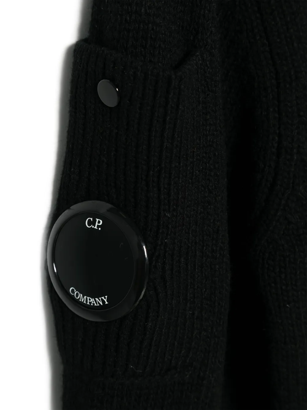 C.P. Company Kids Trui met lens-detail Zwart