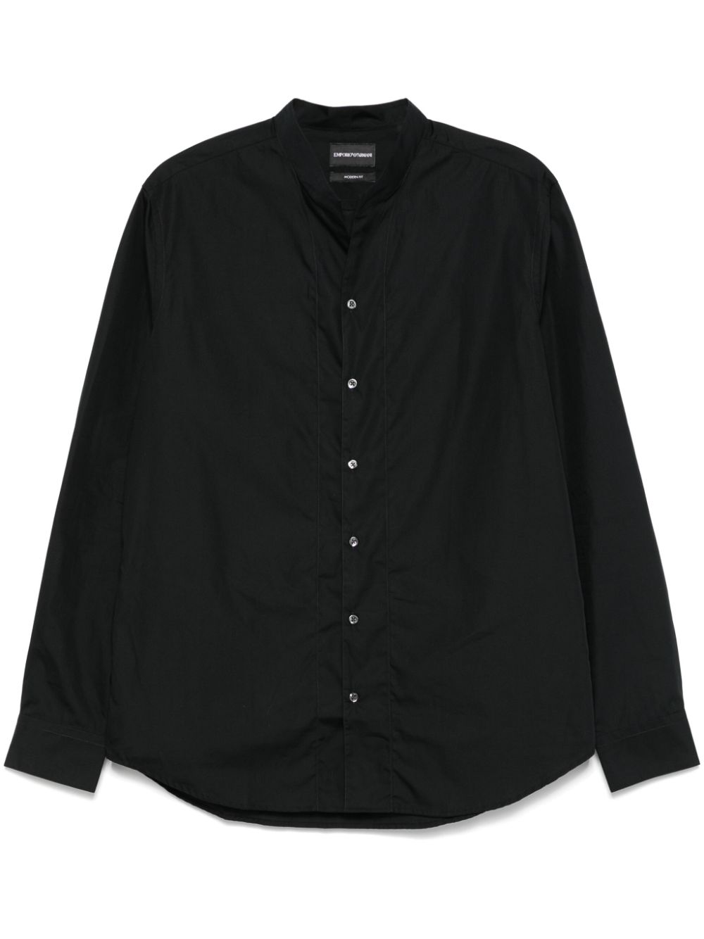 Emporio Armani band-collar shirt Men