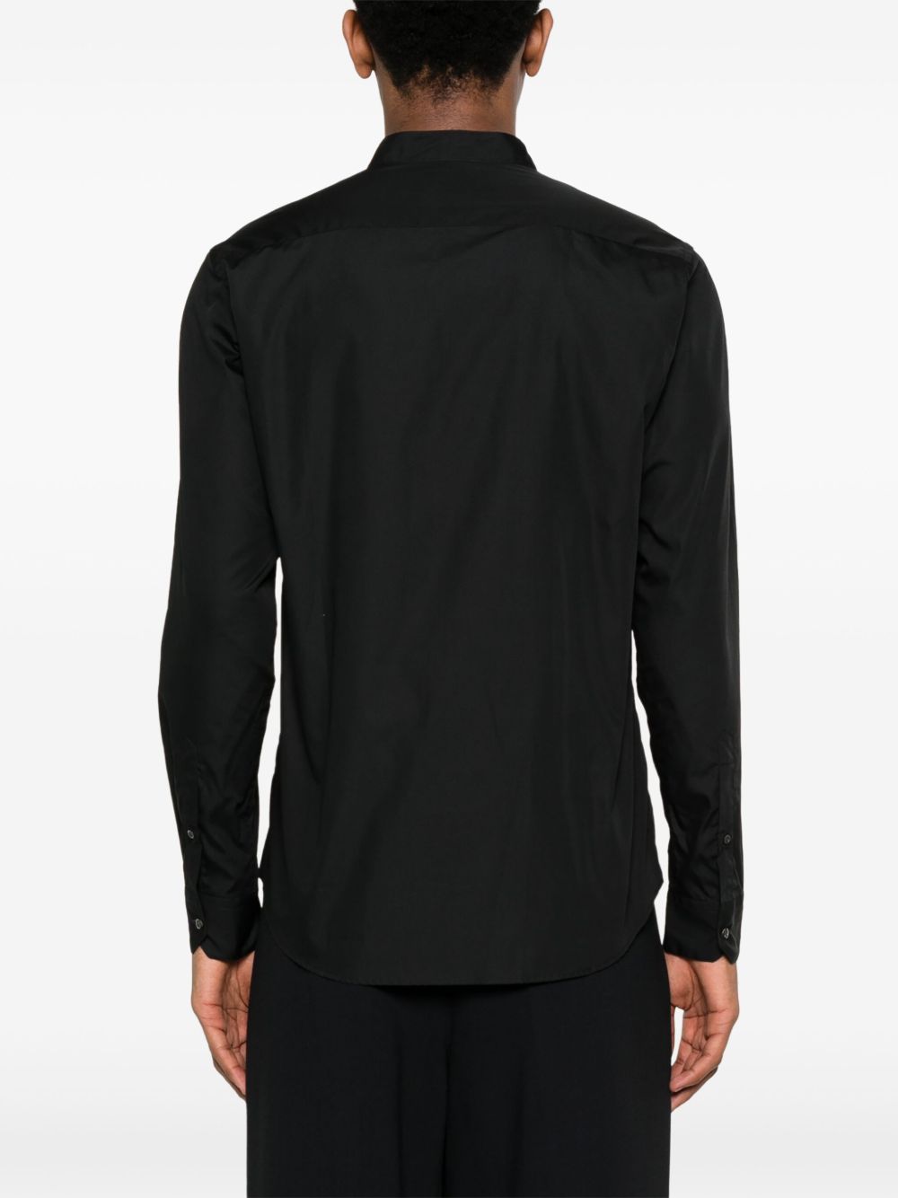 Emporio Armani band-collar shirt Men