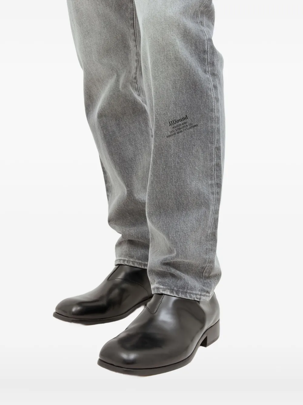 Levi's x JJJJound jeans met logopatch Grijs