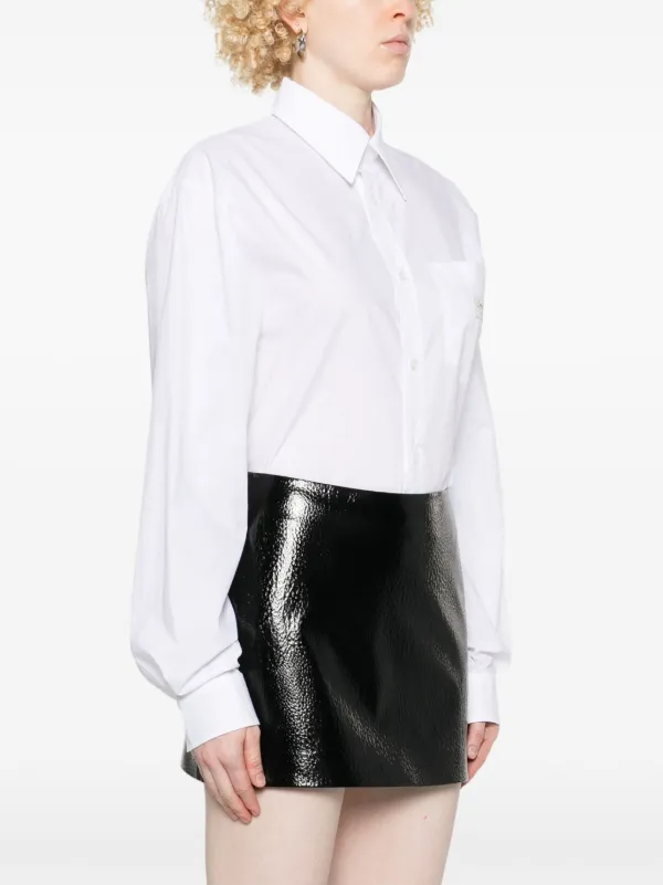 Coperni シャツスタイル ボディスーツ | ホワイト | FARFETCH JP