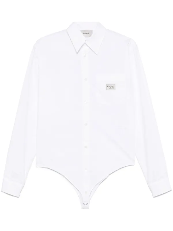 【Coperni】コペルニ ボディスーツ Coperni アシンメトリー ボディスーツ | グレー | FARFETCH JP