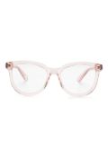 Gucci Eyewear transparent-frame glasses - Pink