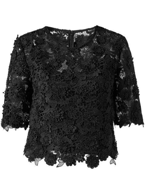 Carolina Herrera floral lace-detailing top Women