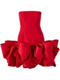 Carolina Herrera bow-detailing mini dress - Red