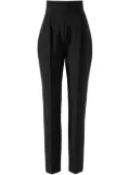 Carolina Herrera high-waisted skinny-cut trousers - Black