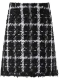 Carolina Herrera tweed A-line mini skirt - Black