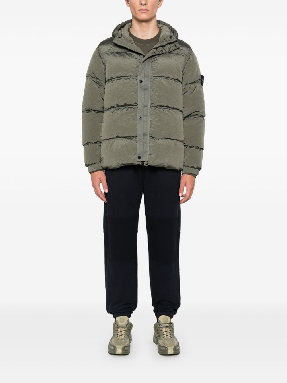 Stone Island ECONYL® jack - Groen