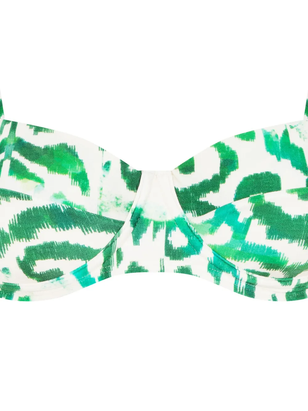 Lenny Niemeyer Bikinitop met abstracte print - Groen