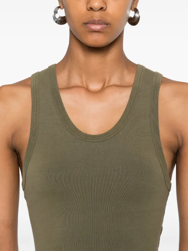 ENTIRE STUDIOS Cropped Tank Top | Green | FARFETCH