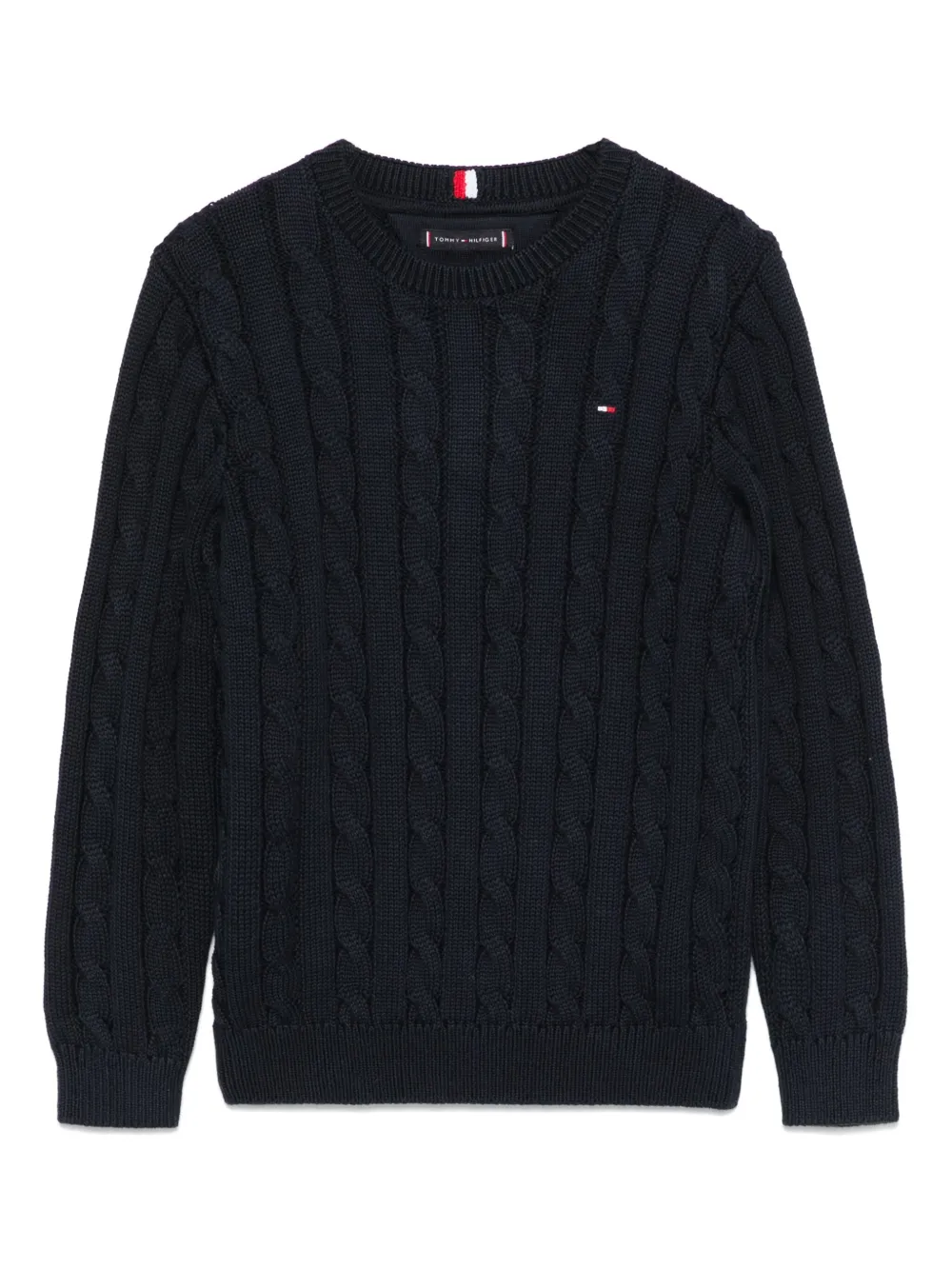 Tommy hilfiger classic cable knit sweater sale