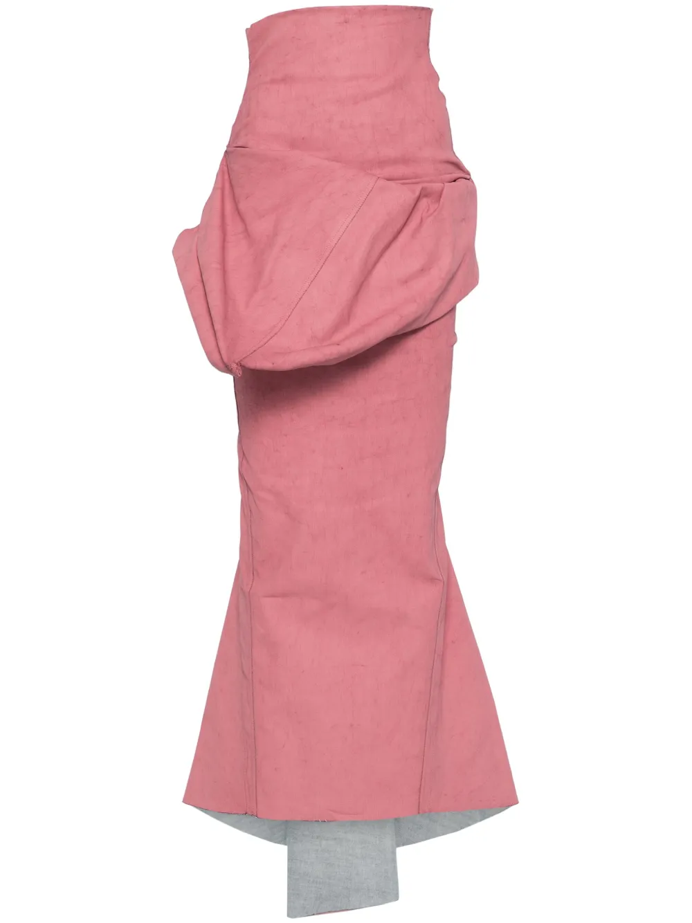 Rick Owens Gedrapeerde maxi-rok Roze