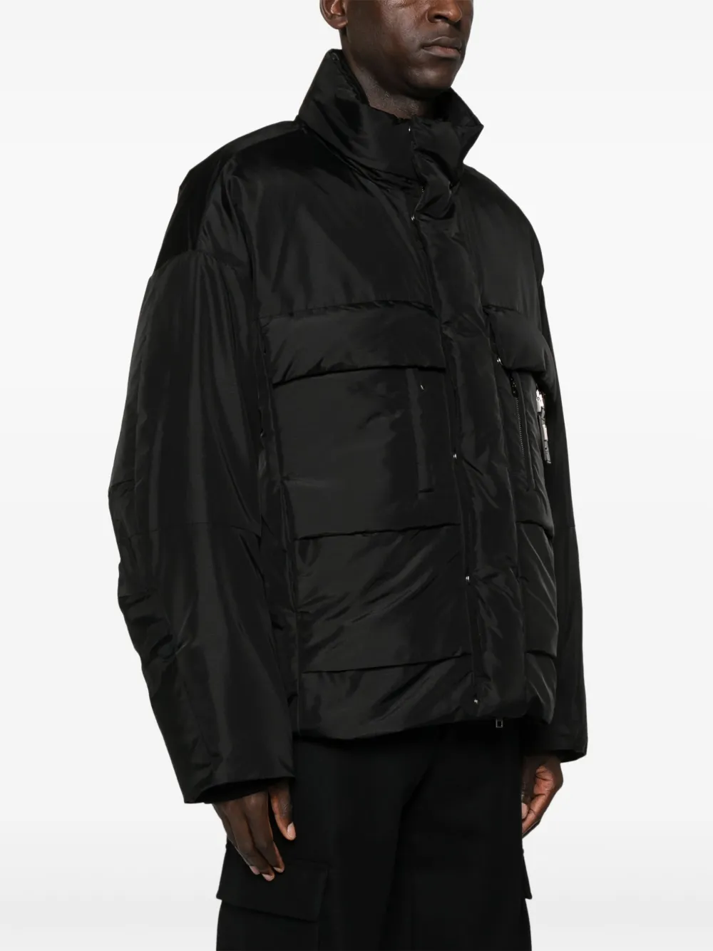 Wooyoungmi Utility Jacket With Multiple Pockets In Black