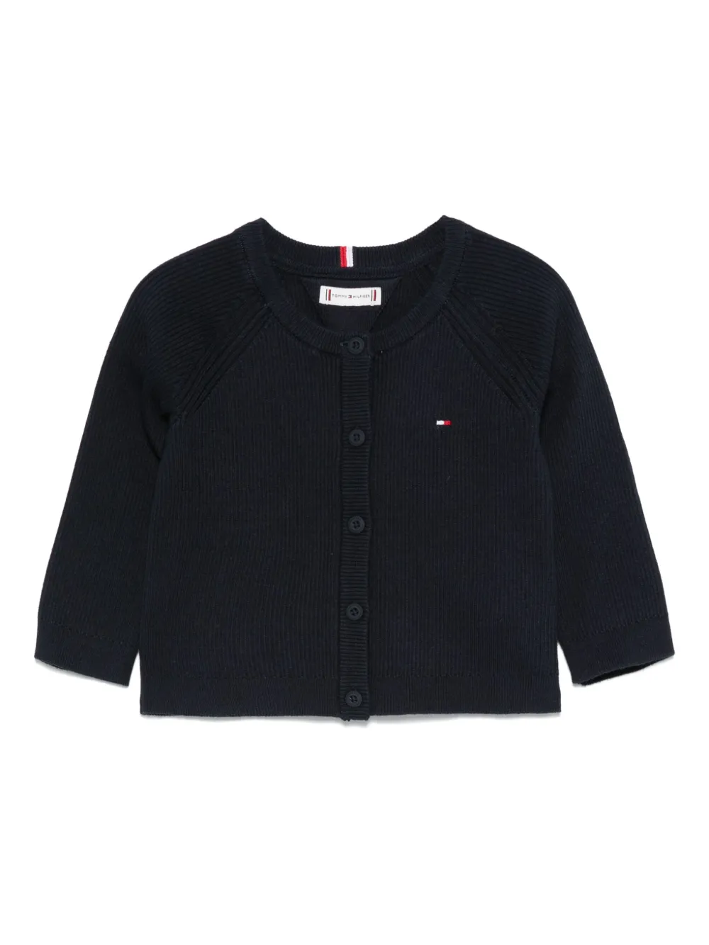 Tommy Hilfiger Junior Vest met cropped mouwen Blauw