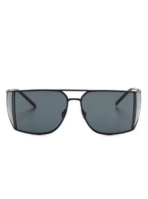Saint Laurent Eyewear SL 738 Sunglasses | Silver | FARFETCH AZ