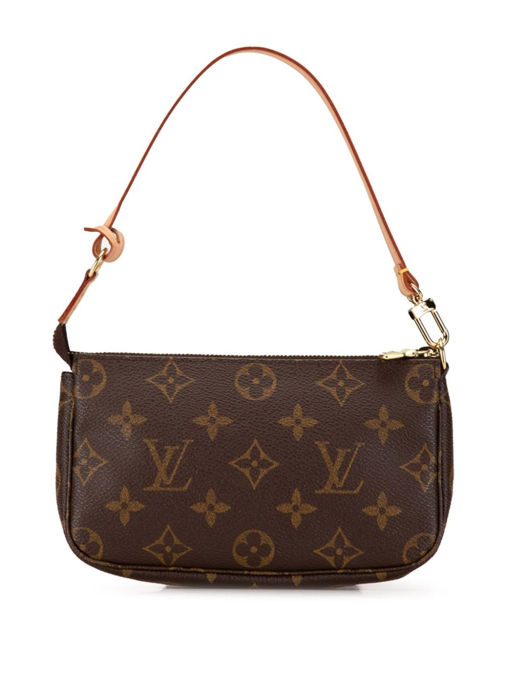 Louis Vuitton Pre-Owned 2002 Monogram Mini Pochette Accessoires handtas - Bruin