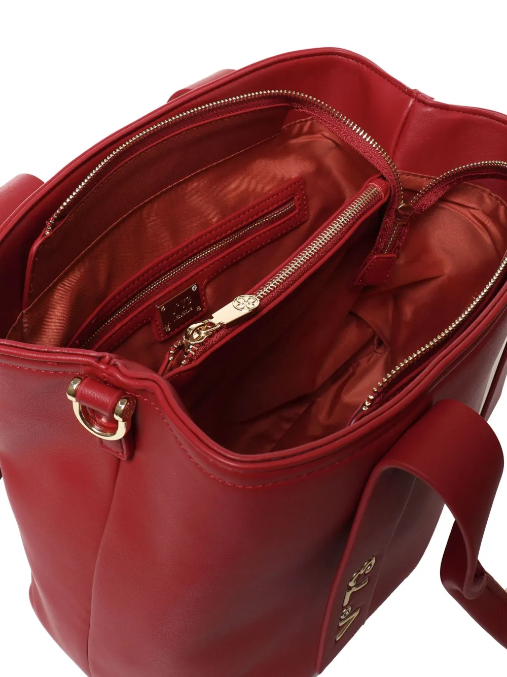V73 Agatha Tote Bag In 红色