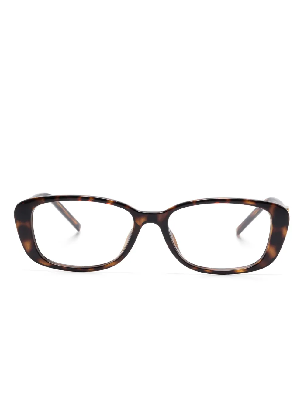 Gucci Eyewear rectangle-frame glasses | Brown | Image 1