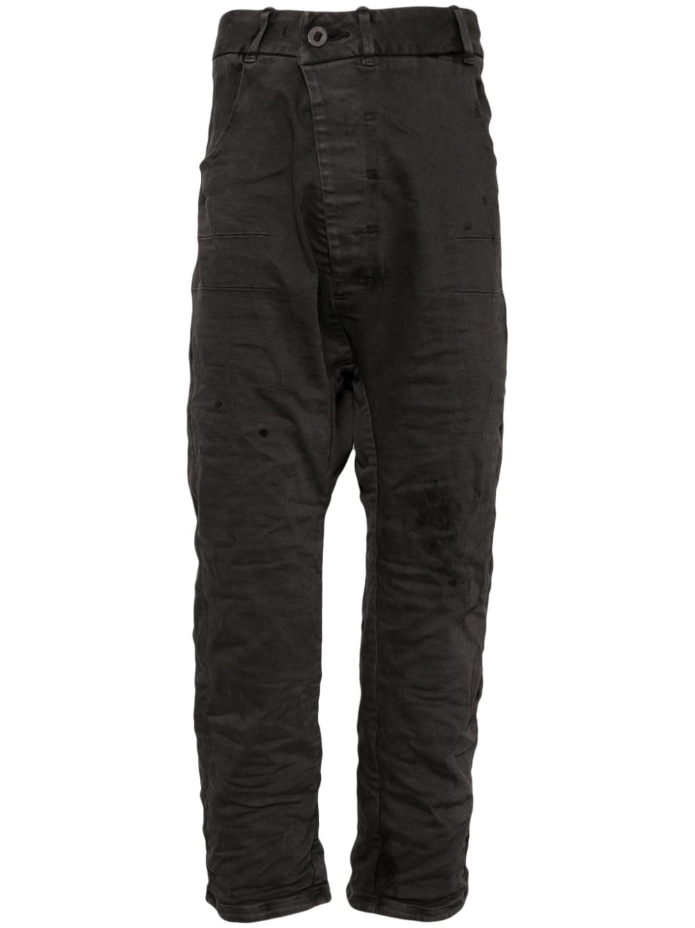 acid-resin-dyed body moulded jeans