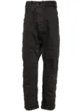 Boris Bidjan Saberi acid-resin-dyed body moulded jeans - Grey