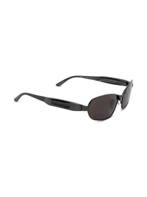 Balenciaga Eyewear Side Xpander Cat バイカーサングラス | ブラック