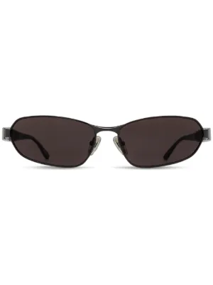 Balenciaga Eyewear Side Xpander Cat バイカーサングラス | ブラック