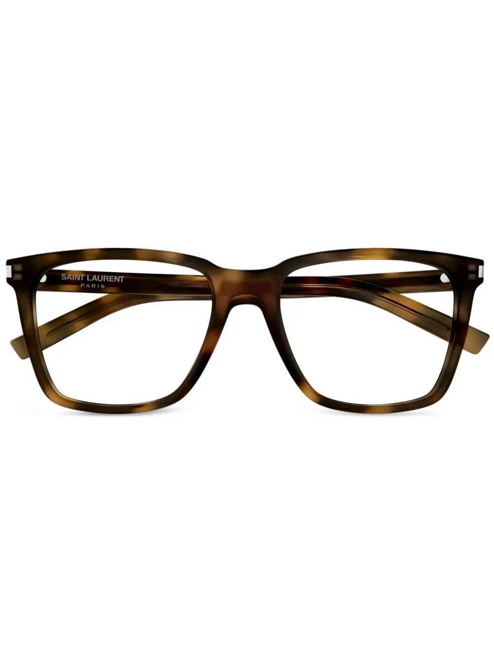 Saint Laurent Eyewear square-frame glasses | Brown | Image 1
