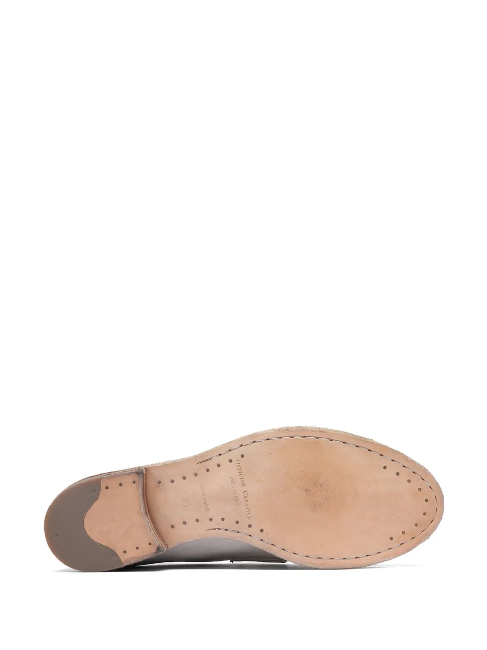 Officine Creative Lexikon 516 leather loafers Grey