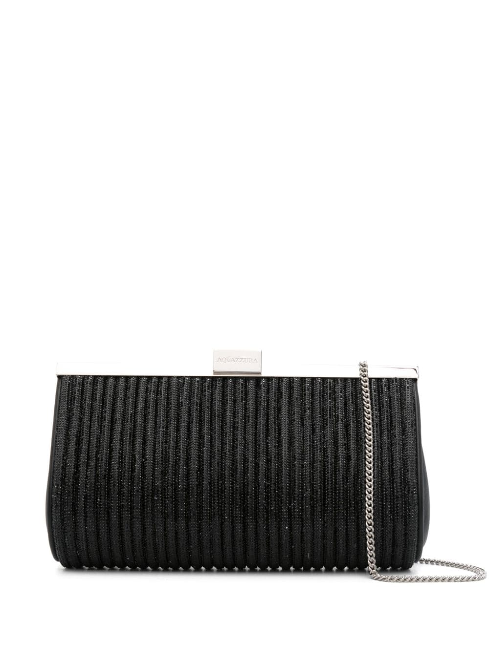 Aquazzura Sundance Clutch Bag In Black