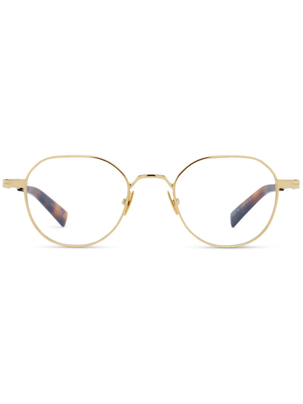 Saint Laurent Eyewear logo-engraved glasses | Gold | Image 1