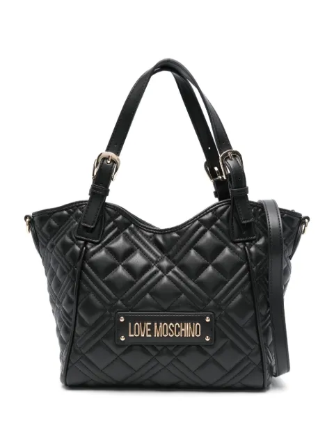 Love Moschino logo-lettering shoulder bag WOMEN