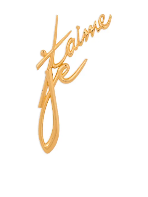 Balmain broche Je T'aime - Or - Balmain - Modalova