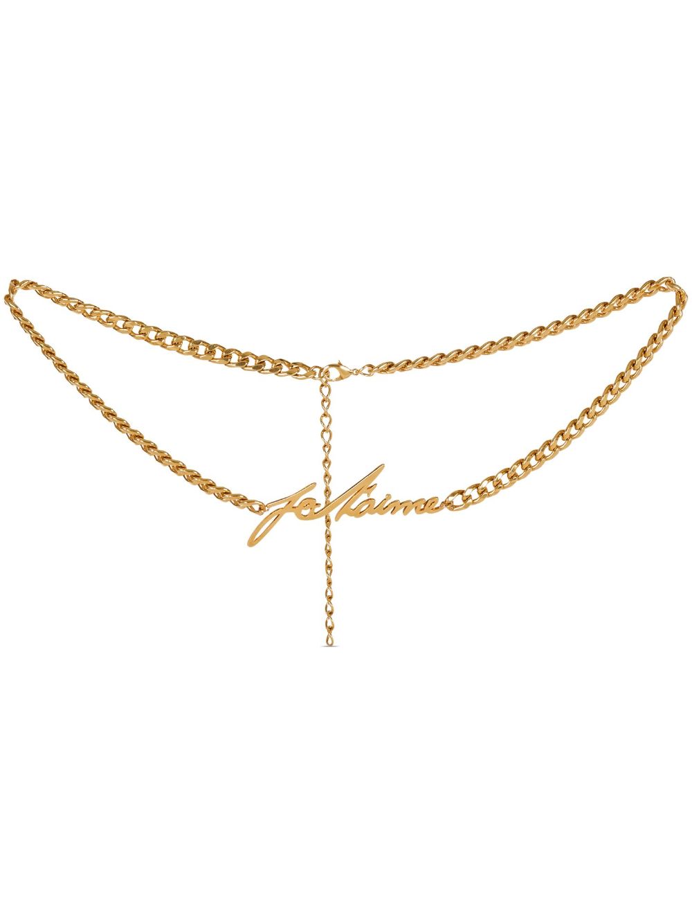 Balmain Je T'aime chain belt - Gold