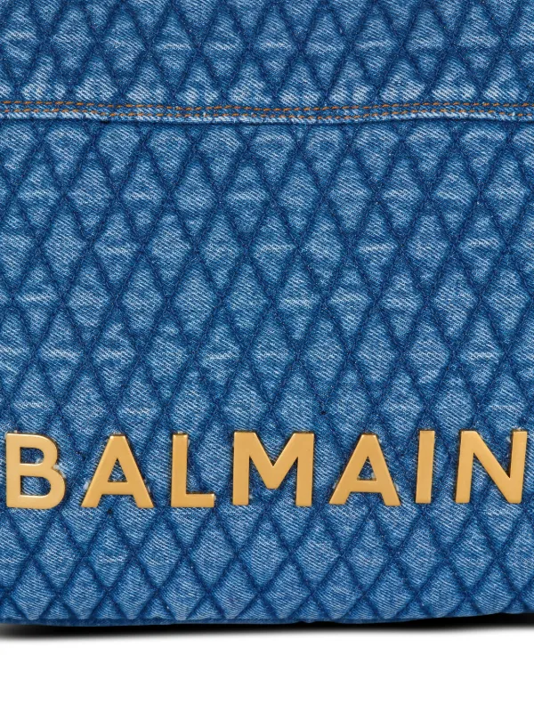 Balmain 1945 Soft Denim Tote Bag | Blue | FARFETCH