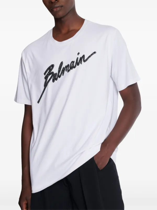 Tシャツ・カットソー BALMAIN Men T-shirt White EH1EF000GD84 0HF White Designer T-shirts - Men | Balmain