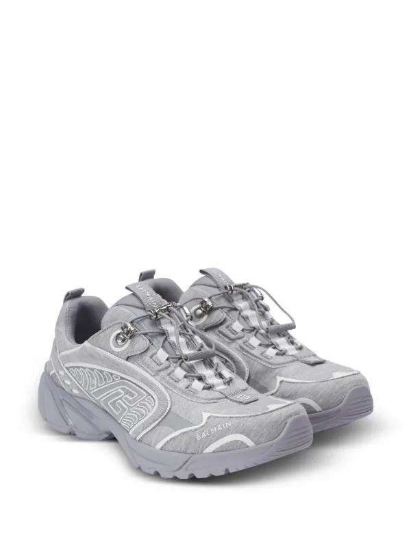 Balmain Cosmic Dust Sneakers | Grey | FARFETCH TW