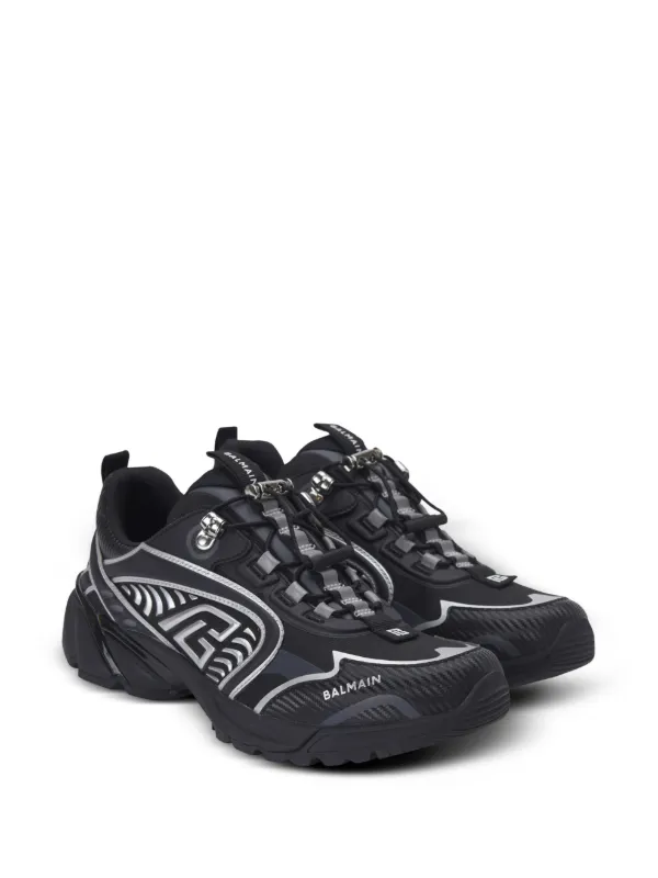 Balmain Cosmic Dust Sneakers | Black | FARFETCH ZA
