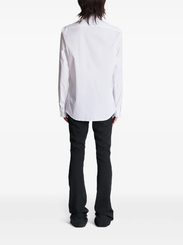 激レア　BALMAIN × シルク100% ミニタリー風ジャケットシャツ Balmain Silk shirt with monogram | Men's Clothing | Vitkac