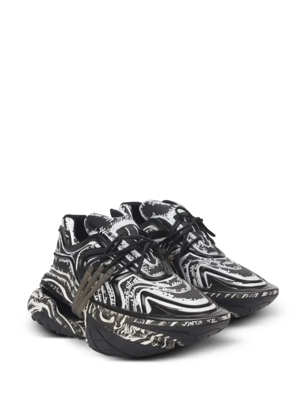 ★送料関税込★BALMAIN Unicorn Sneakers Balmain Unicorn low-top Sneakers | Black | FARFETCH