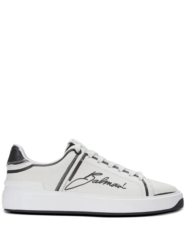 Balmain B-Court スニーカー | ホワイト | FARFETCH JP