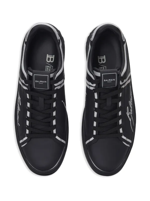 Balmain B-Court スニーカー | ブラック | FARFETCH JP Balmain B-Court スニーカー | ブラック | FARFETCH JP