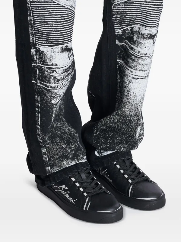 Balmain B-Court スニーカー | ブラック | FARFETCH JP