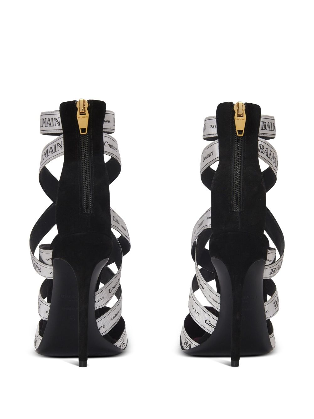 Balmain Couture Ribbon pumps Black