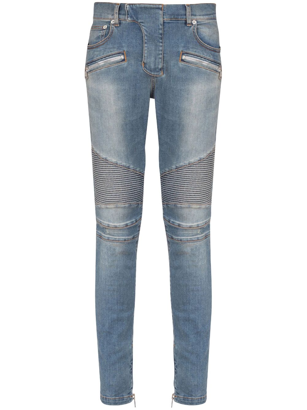 Balmain Biker jeans Blauw