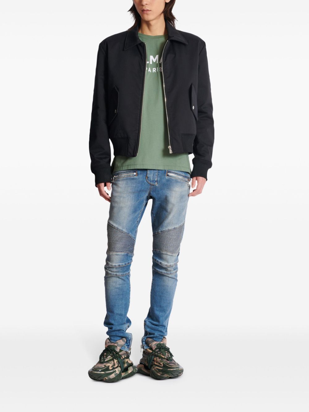 Balmain Biker jeans - Blauw